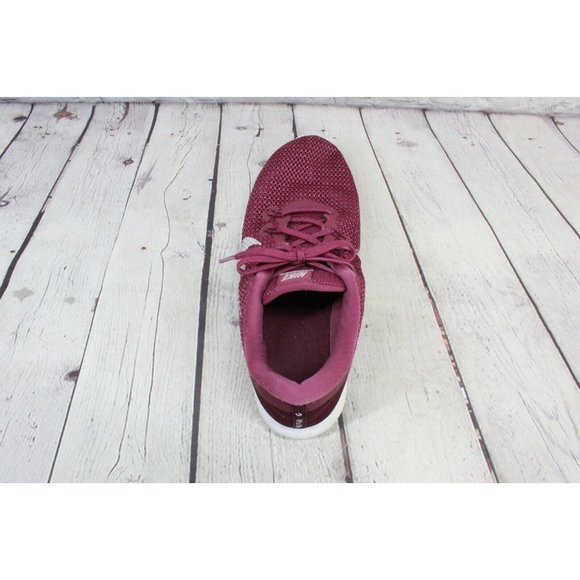 Nike Flex Trainer 7 Burgundy Mesh Low Top Lace-up Running Shoes Size 10 - Picture 8 of 9
